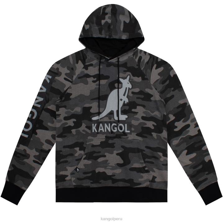 sudadera con capucha de camuflaje unisexo Kangol ropa camuflaje urbano B4VR1110