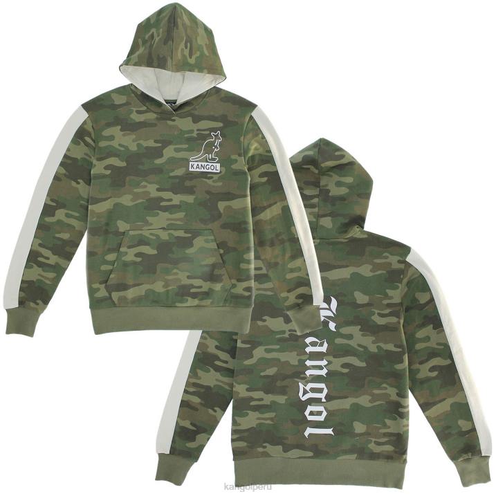sudadera con capucha gótica unisexo Kangol ropa camuflaje B4VR1105