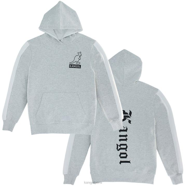 sudadera con capucha gótica unisexo Kangol ropa mezcla gris B4VR1106