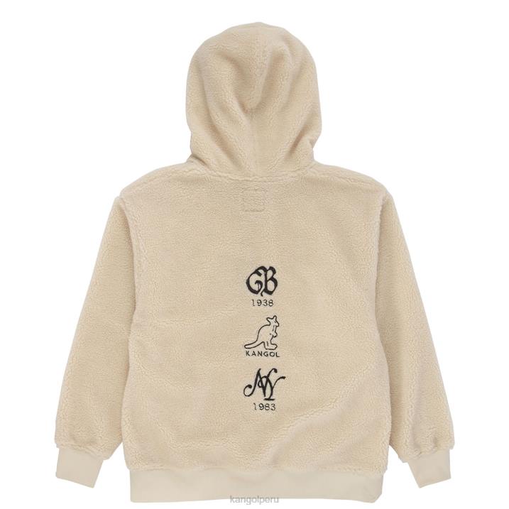 sudadera con capucha unisexo Kangol ropa beige B4VR1184