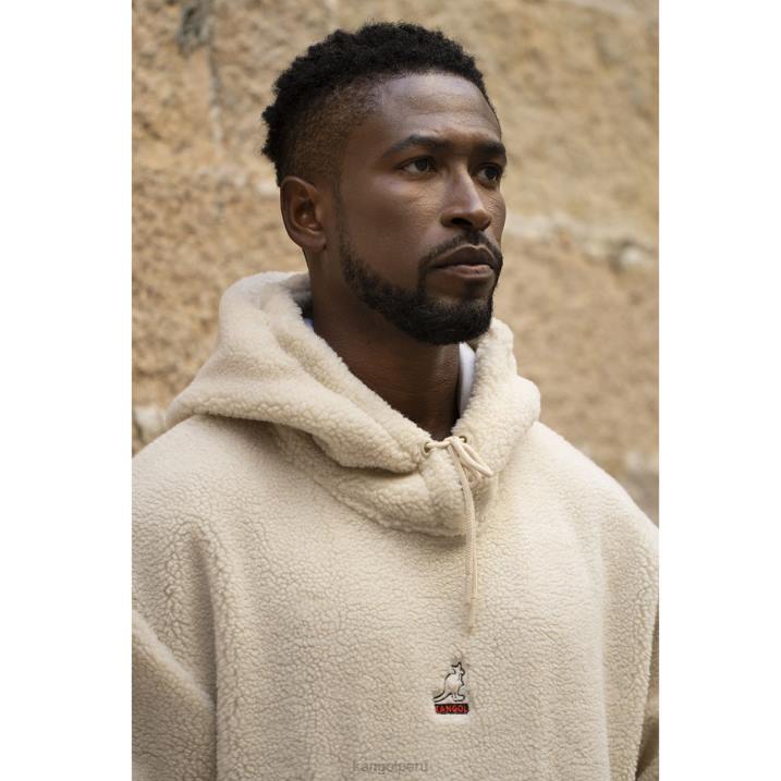 sudadera con capucha unisexo Kangol ropa beige B4VR1184