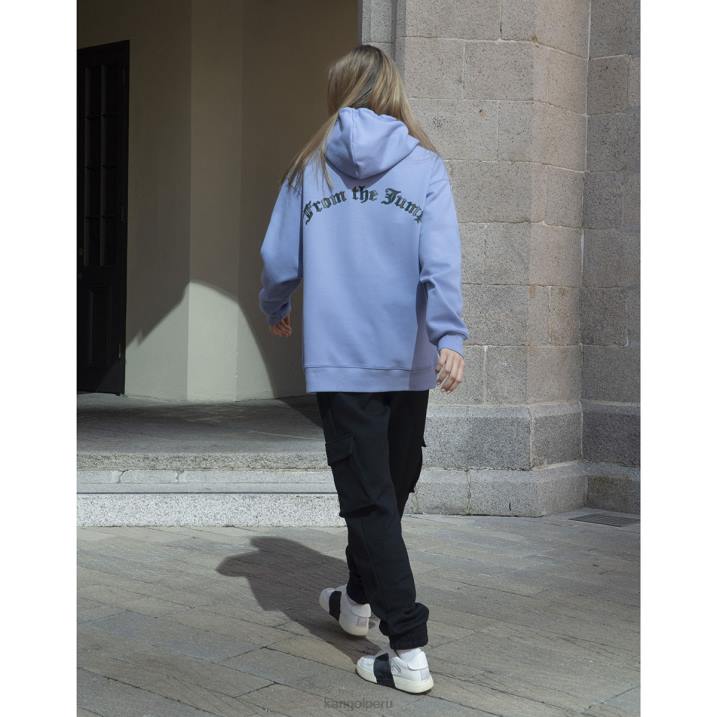 sudadera con capucha unisexo Kangol ropa lila helado B4VR1183
